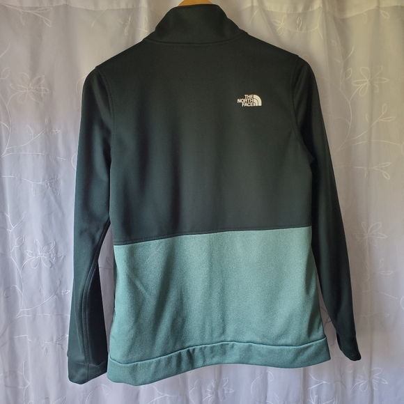 The North Face green colorblock collared zip up lightweight - Picture 5 of 5